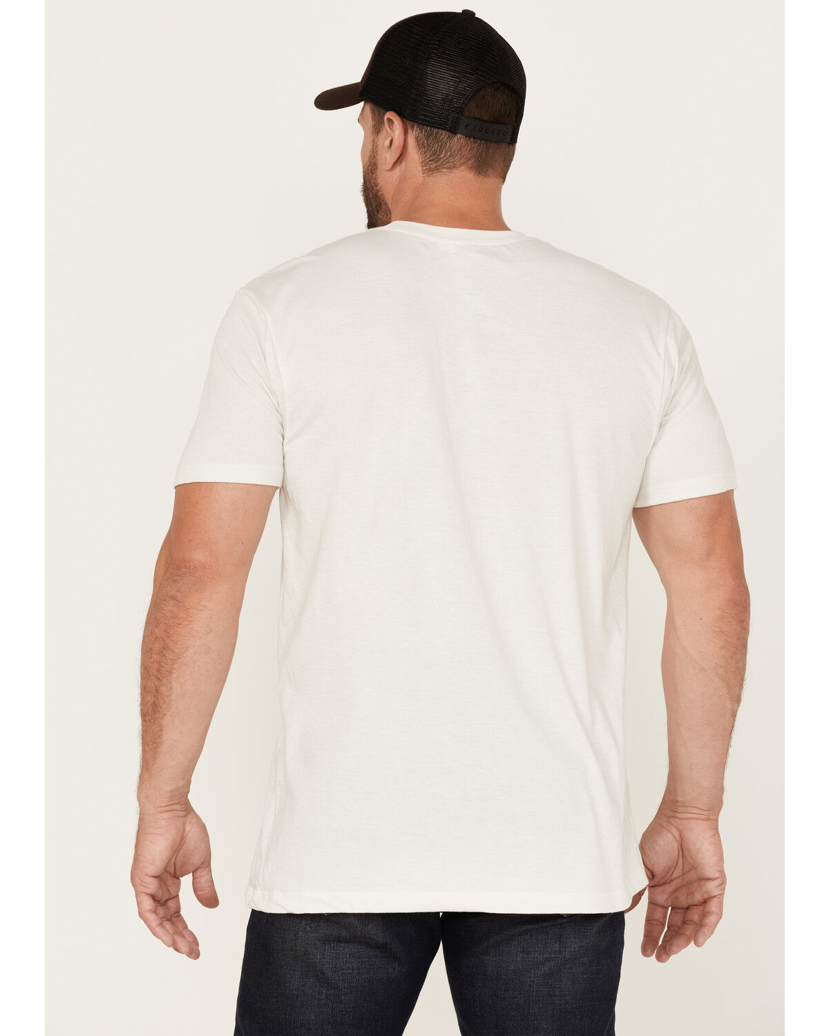 Image #4 - Moonshine Spirit Men's Blender Eagle Flag Graphic Short Sleeve T-Shirt, Cream, hi-res