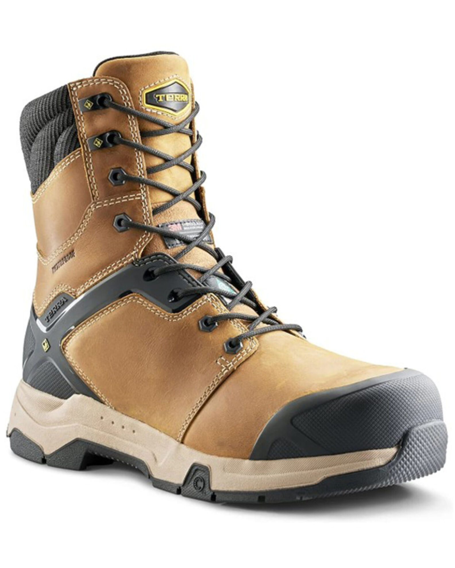 Product Name Terra Men s 8 Carbine Waterproof Work Boots Composite Toe