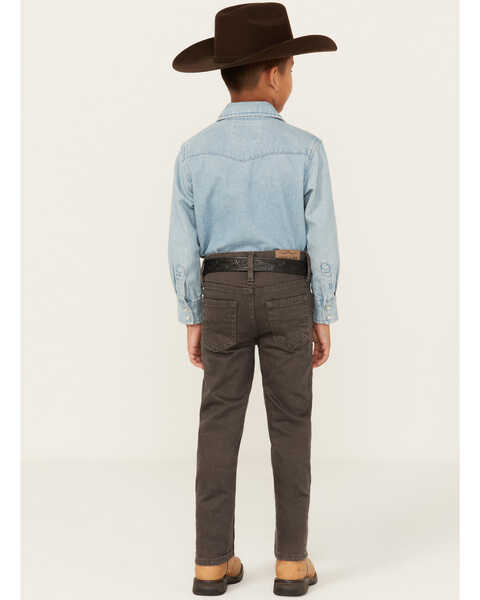 Image #3 - Cody James Little Boys' Appaloosa Slim Straight Stretch Jeans , Charcoal, hi-res