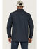 Image #4 - Moonshine Spirit Men's Townie Wallpaper Geo Print Long Sleeve Snap Western Shirt, Navy, hi-res