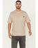 Image #1 - Wolverine Men's Solid Guardian Short Sleeve Work Pocket T-Shirt, Tan, hi-res