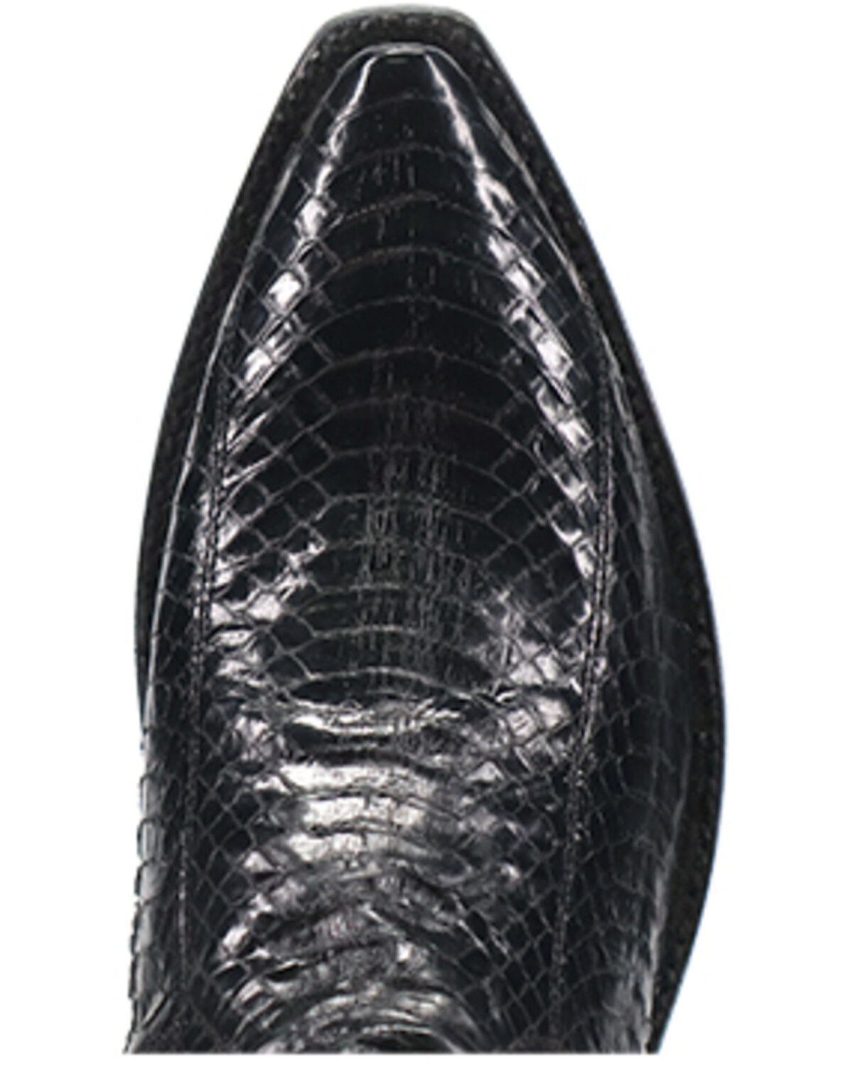 Image #6 - Dan Post Men's Exotic Snake Western Boots - Snip Toe, Black, hi-res