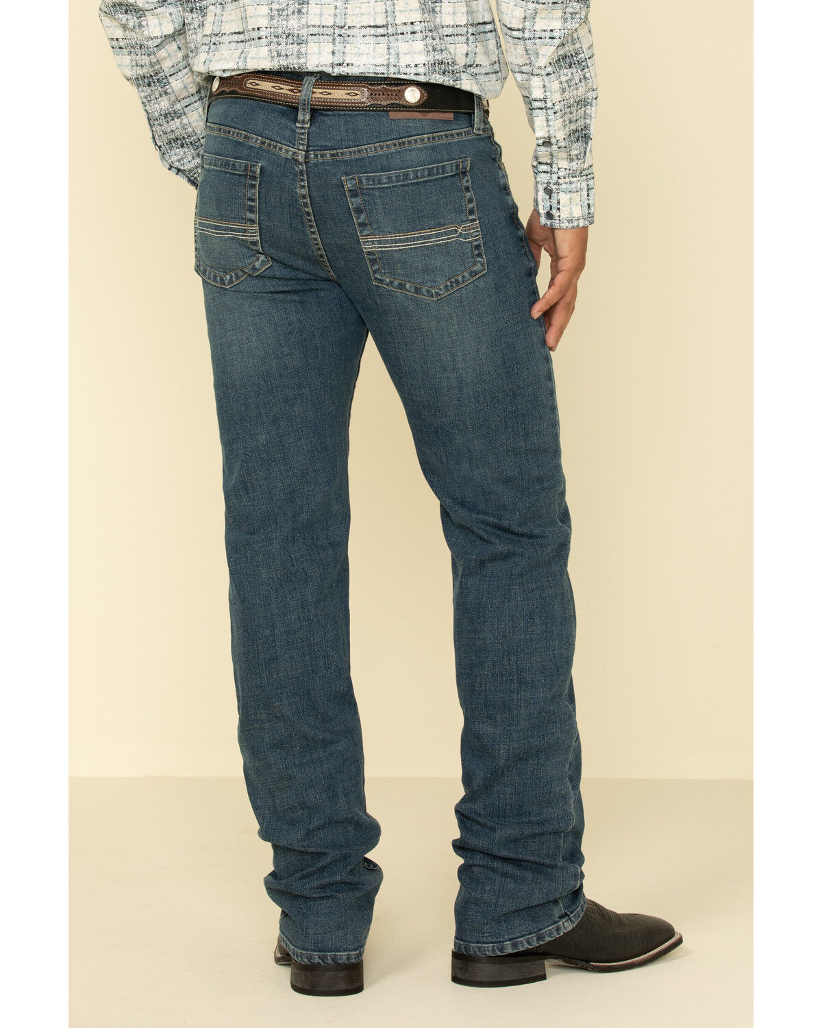Image #1 - Cody James Men's High Roller Stackable Stretch Straight Medium Wash Jeans, Blue, hi-res