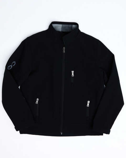 Image #2 - Cody James Boys' Black Embroidered Steamboat Softshell Bonded Jacket , , hi-res