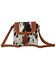 Image #1 - Myra Bag Women's Westward Tasseled Leather Hair-On Crossbody Bag, Multi, hi-res