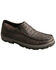 Twisted X Men's Casual Slip-On Driving Shoes - Moc Toe, Black, hi-res