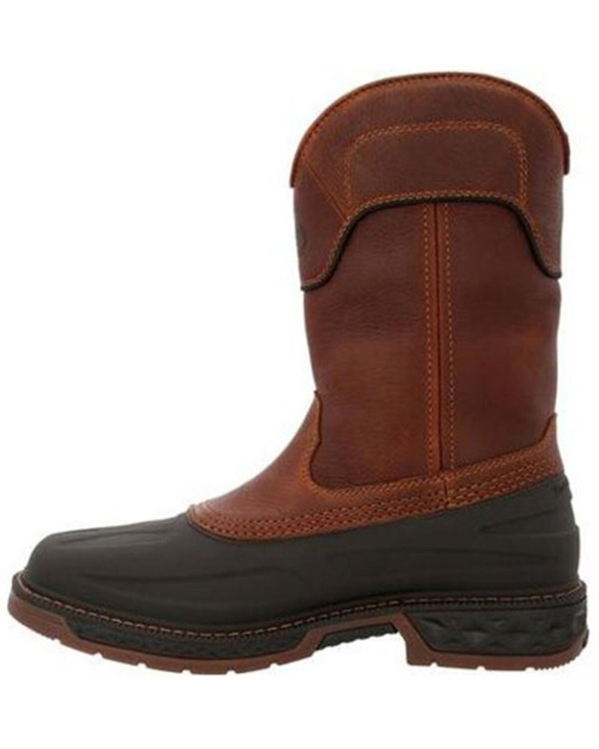 Image #3 - Georgia Boot Men's Carbo-Tec Waterproof Western Work Boots - Soft Toe, Brown, hi-res