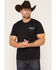 Image #2 - Moonshine Spirit&reg; Men's Thorns & Horns Short Sleeve Graphic T-Shirt, Black, hi-res