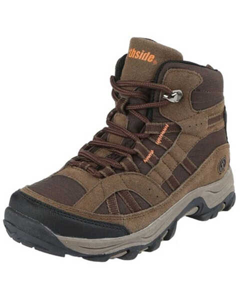 Image #1 - Northside Boys' Rampart Hiking Boots - Soft Toe, Brown, hi-res