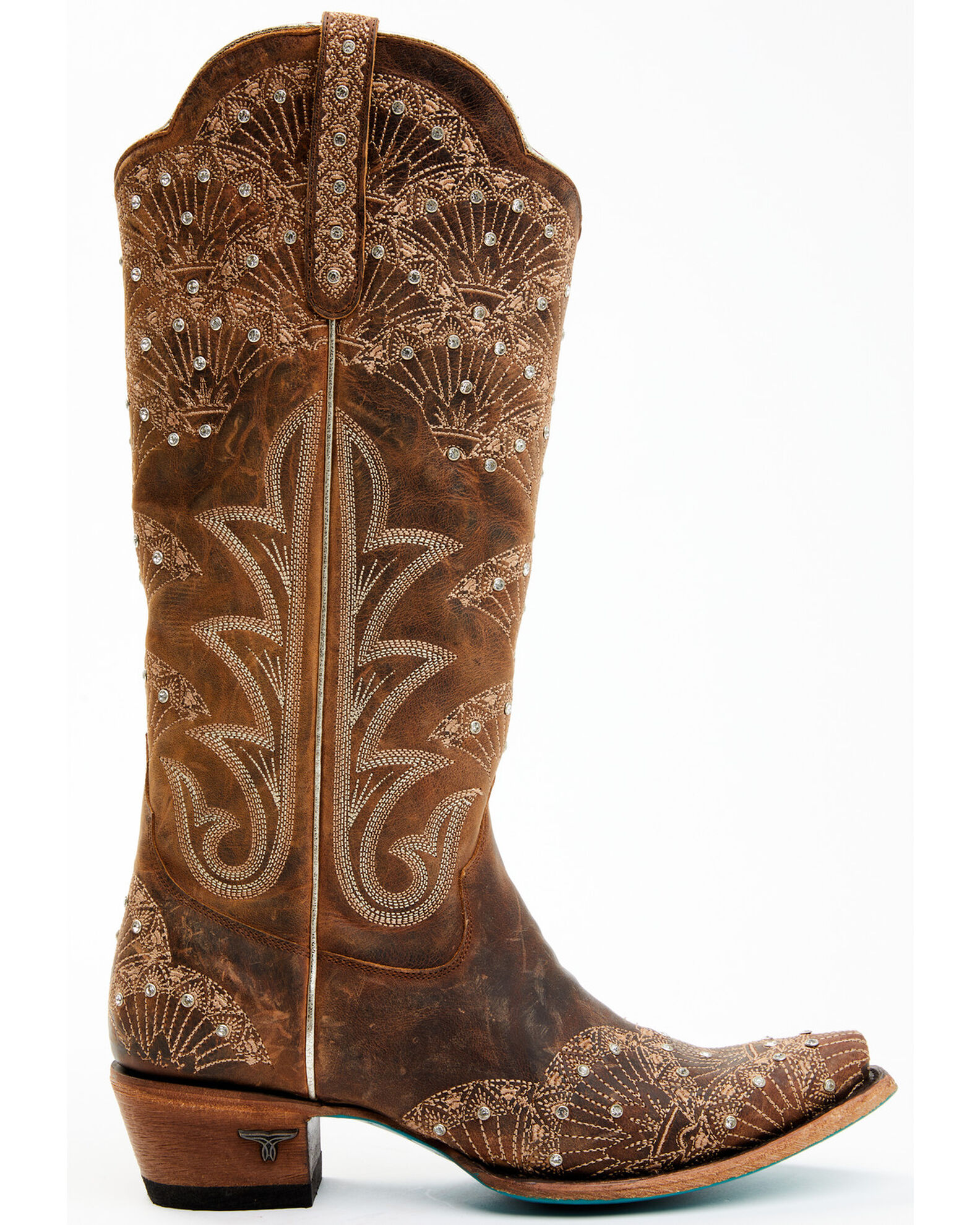 Boot Barn X Lane Women s Exclusive Calypso Leather Western Bridal Boots Snip Toe Sheplers