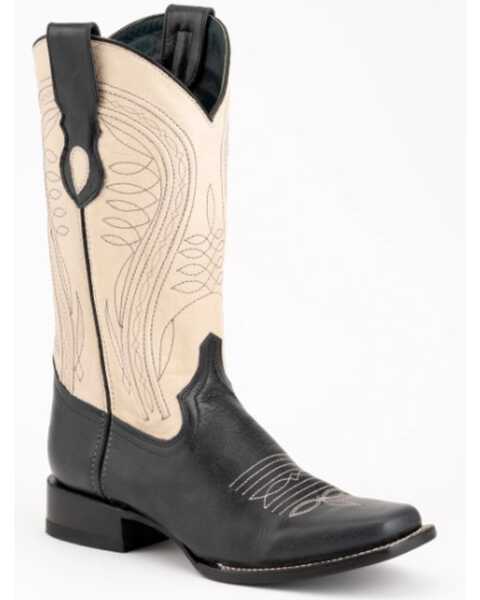 Ferrini Men's Blaze Western Boots - Square Toe, Black, hi-res