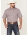 Image #1 - George Strait By Wrangler Men's Sunset Plaid Short Sleeve Button-Down Western Shirt - Big & Tall, , hi-res