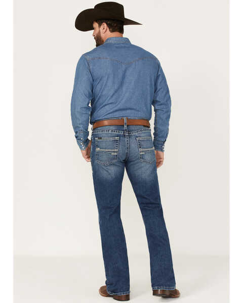 Image #3 - Ariat Men's M5 Walden Martson Medium Wash Straight Jeans, Blue, hi-res