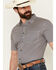 Image #2 - Cody James Men's Everett Geo Print Short Sleeve Button-Down Stretch Western Shirt, White, hi-res