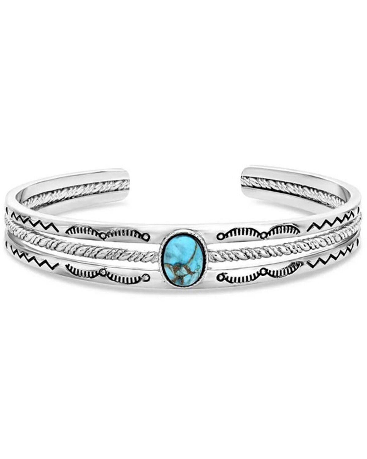 Image #1 - Montana Silversmiths Women's Enchanted Soul Cuff Bracelet, Silver, hi-res