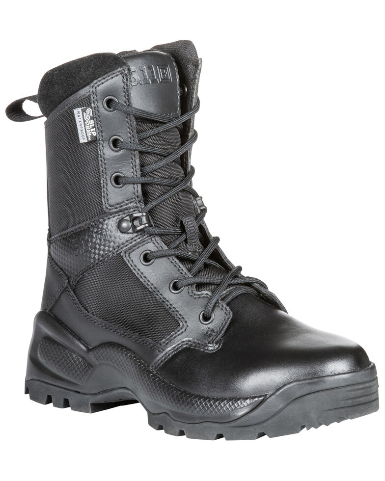5.11 Tactical Men's A.T.A.C 2.0.8" Storm Boots , Black, hi-res