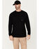 Image #2 - Ariat Men's Black Rebar Workman Back Graphic Long Sleeve Work Pocket T-Shirt, Black, hi-res