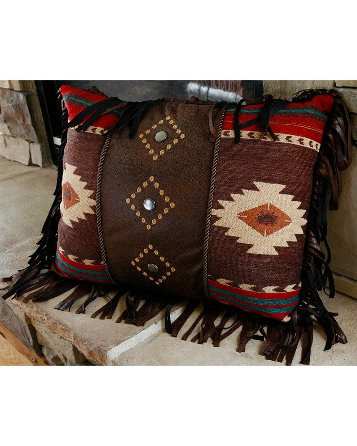 Image #1 - Carstens Cimmaron Pillow, Multi, hi-res