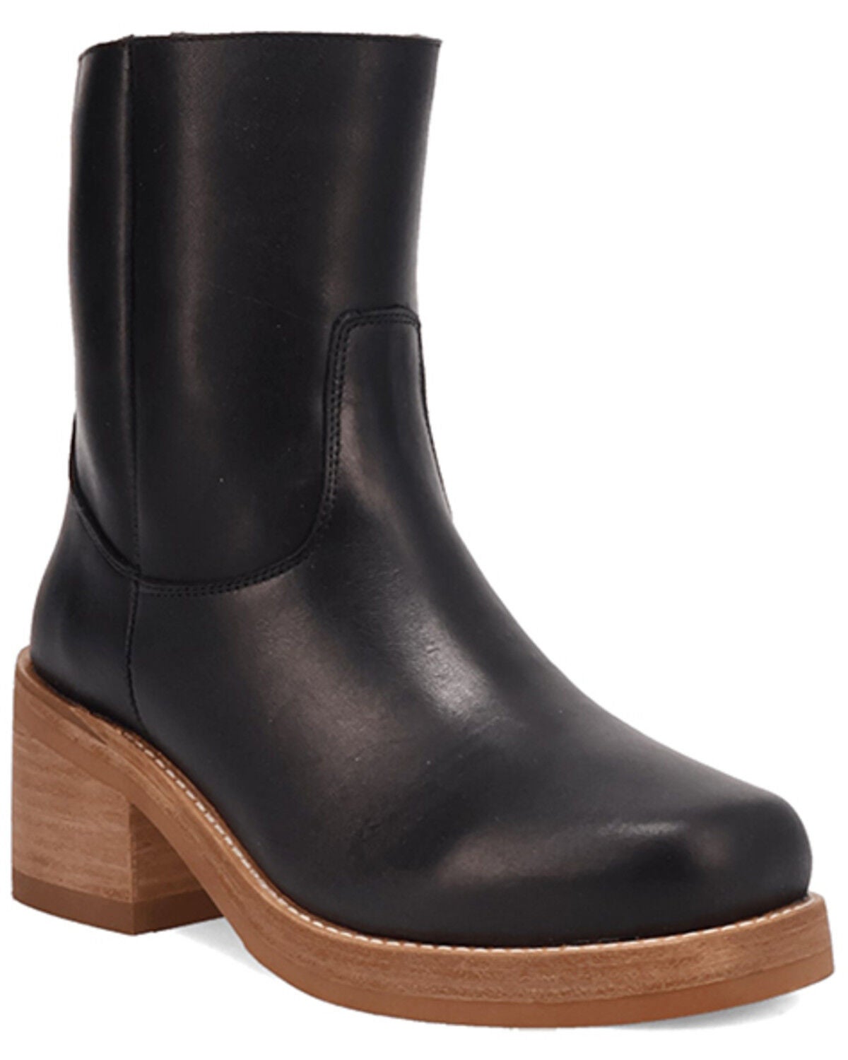 Dingo Women's Roxy Fashion Booties - Round Toe, Black, hi-res