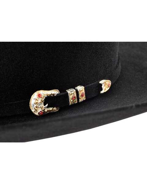 Larry Mahan 10X Tucson Fur Felt Cowboy Hat, Black, hi-res