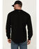 Image #4 - Hawx Men's Logo Long Sleeve Knit Work T-Shirt, Black, hi-res