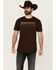Image #1 - Moonshine Spirit Men's Come Alive Short Sleeve Graphic T-Shirt , Brown, hi-res