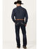 Image #3 - Cinch Men's Ian Dark Rinse Slim Bootcut Performance Stretch Denim Jeans, Indigo, hi-res