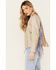 Image #2 - Western & Co Women's Metallic Dreams Fringe Leather Jacket , White, hi-res