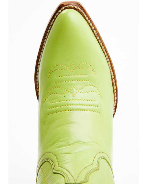 Planet Cowboy Women's Pee-Wee Ah Limon Leather Western Boot - Snip Toe , Green, hi-res
