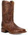 Image #1 - El Dorado Men's Crunch Western Boots - Broad Square Toe, Rust Copper, hi-res