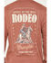 Image #4 - Wrangler Men's Spirit of the West Rodeo Long Sleeve Graphic T-Shirt, Orange, hi-res