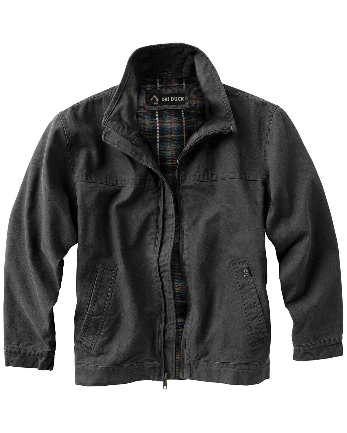 Image #1 - Dri Duck Men's Maverick Work Jacket - Tall Sizes (XLT - 2XLT), Charcoal Grey, hi-res