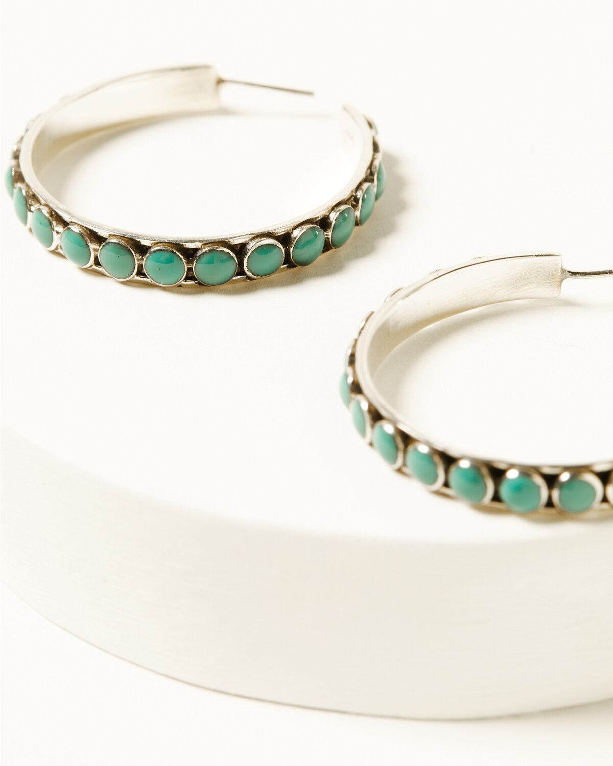 Image #3 - Paige Wallace Women's Loop Earrings, Silver, hi-res
