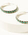 Image #3 - Paige Wallace Women's Loop Earrings, Silver, hi-res