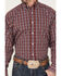 Image #3 - Ariat Men's Wrinkle Free Emilio Classic Fit Long Sleeve Button Down Shirt - Big & Tall, Red, hi-res