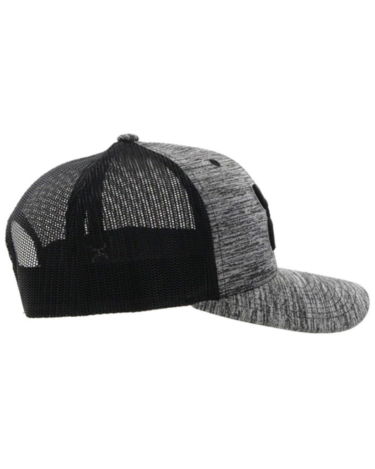 Image #5 - Hooey Men's Sterling Embroidered Logo Trucker Cap, Grey, hi-res