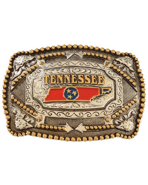 Image #1 - Cody James Men's Tennessee Regional Belt Buckle, Multi, hi-res