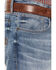 Image #2 - Wrangler 20X Men's Topsail Medium Wash Slim Vintage Bootcut Stretch Denim Jeans, Medium Wash, hi-res