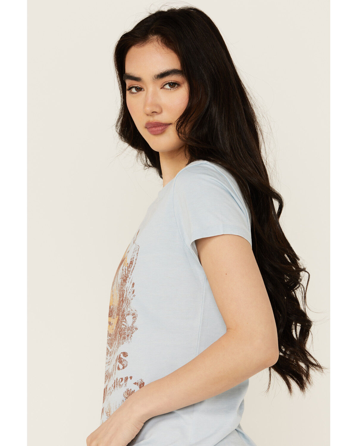 Image #2 - Idyllwind Women's Cowboys Do It Better Relaxed Fit Short Sleeve Graphic Tee, Light Blue, hi-res