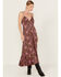 Image #1 - Jen's Pirate Booty Women's Cassia Print Slip Midi Dress, Multi, hi-res