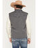 Image #4 - Hooey Men's Jackson Hole Southwestern Colorblock Softshell Vest, Grey, hi-res