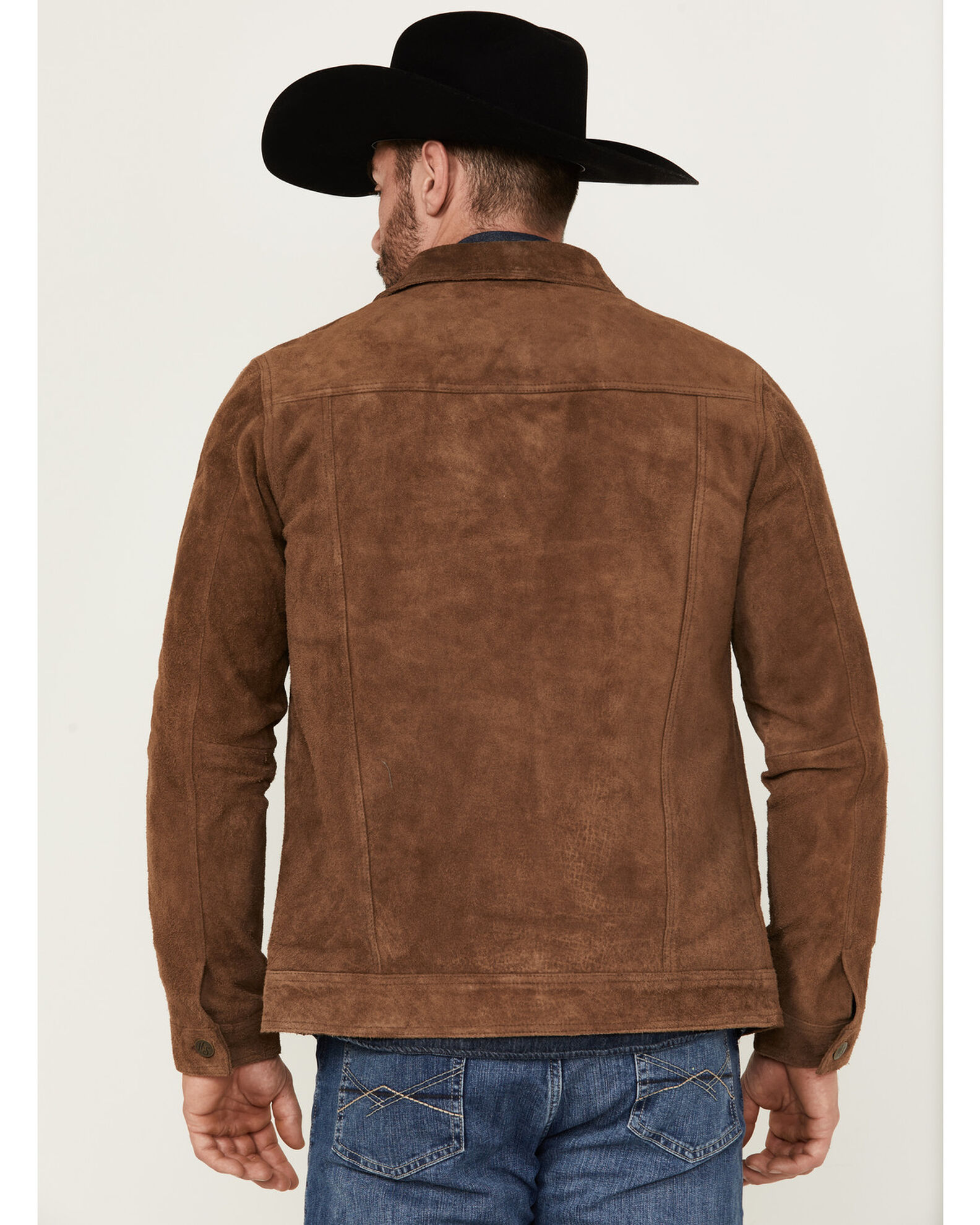 Merchant store suede trucker jacket shop