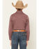 Image #4 - Cody James Boys' Everest Peak Striped Print Long Sleeve Snap Western Shirt, Burgundy, hi-res