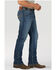 Image #1 - Wrangler 20X Men's No.42 Vintage Dark Wash Stretch Slim Brumsley Bootcut Jeans - Tall, Blue, hi-res