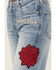Image #2 - Ariat Women's Dominca Medium Wash Rodeo Quincy High Rise Tomboy Relaxed Straight Jeans, Medium Wash, hi-res