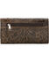 Image #3 - American West Women's Distressed Charcoal Brown Annie's Secret Tri-Fold Wallet , Brown, hi-res