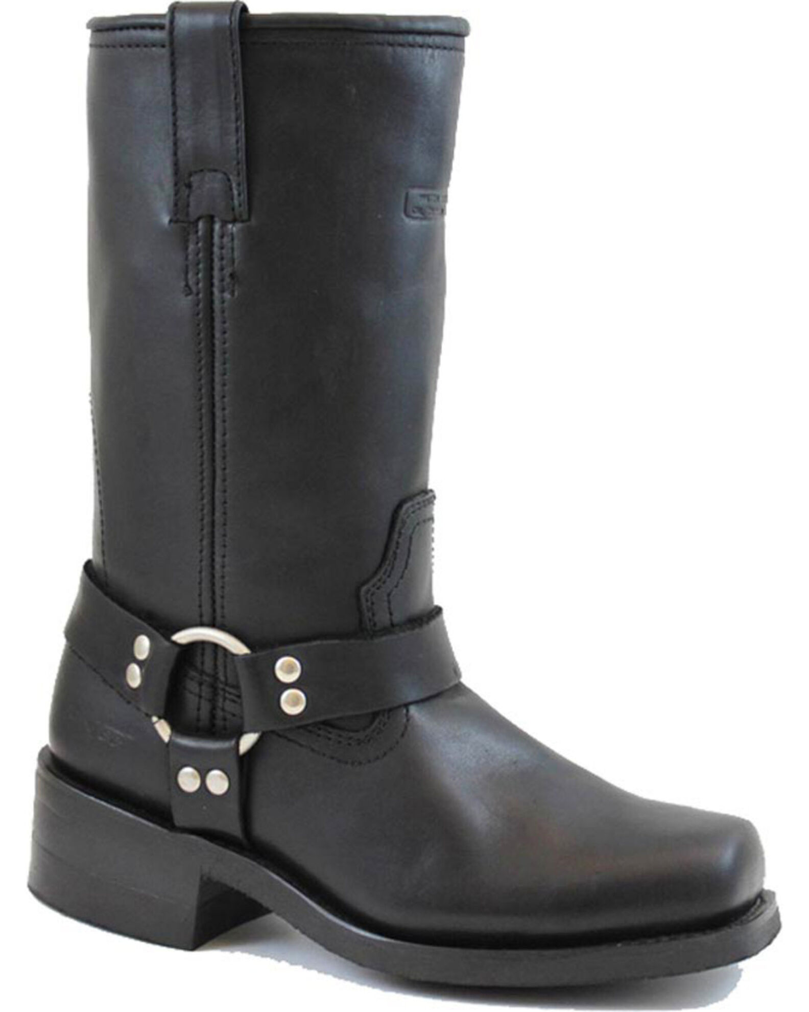 Ad Tec Men s Harness 13 Motorcycle Boots Square Toe Sheplers