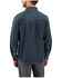 Image #2 - Carhartt Men's Montana Relaxed Fit Medium Washed Long Sleeve Snap Denim Work Shirt, Indigo, hi-res