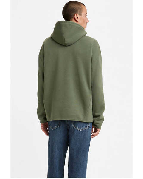 Image #2 - Levi's Men's Thyme Utility Hooded Fleece Sweatshirt , Green, hi-res