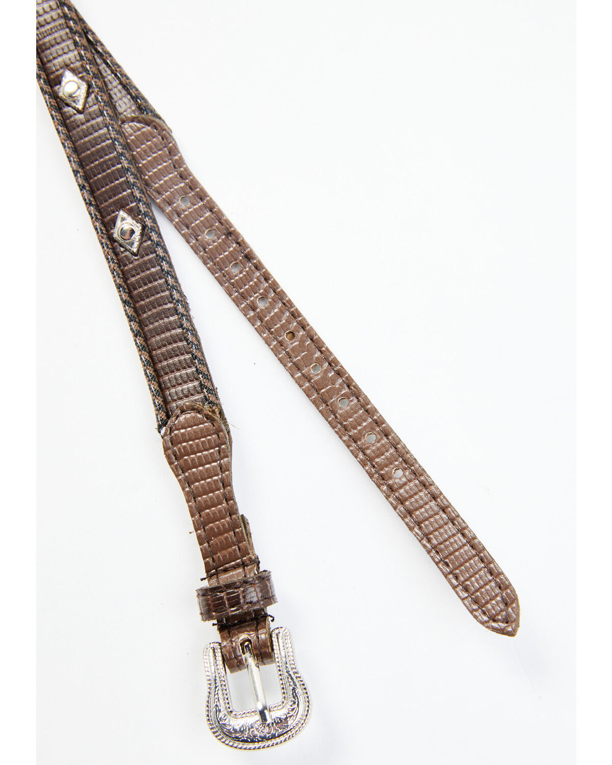 Image #1 - Cody James Men's Diamond Concho Hat Band, Brown, hi-res